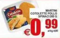 Pewex Cotolette pollo spinaci offerta