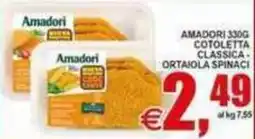 Pewex Amadori Cotoletta Classica Ortajola Spinaci offerta