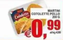 Pewex Cotolette pollo Martini offerta