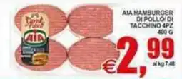Pewex Aia hamburger di pollo / di tacchino offerta