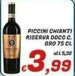 Idromarket Piccini Chianti Riserva D.O.C. C. ORO offerta