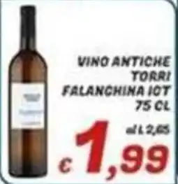 Idromarket Vino Antiche Torri Falanghina IGT offerta