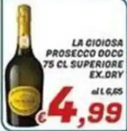 Idromarket La gioiosa prosecco d.o.c. superiore offerta
