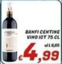 Idromarket Banfi Centine Vino IGT offerta