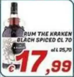 Idromarket Rum The Kraken Black Spiced offerta