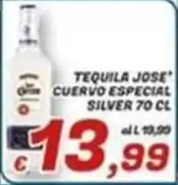 Idromarket Tequila Jose' Cuervo Especial Silver offerta