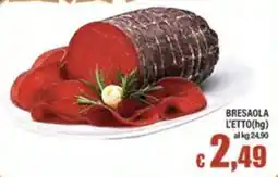 Top Supermercati Bresaola offerta