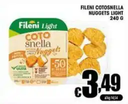 Sacoph Fileni Light Coto snella Nuggets offerta