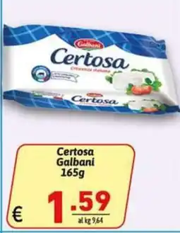 Ipercarni Certosa Galbani offerta