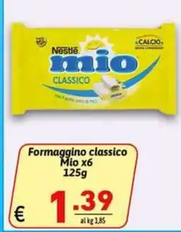 Ipercarni Formaggino classico mio offerta