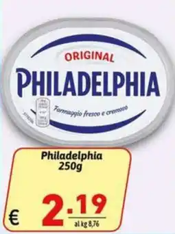 Ipercarni Philadelphia Formaggio fresco e cremoso offerta