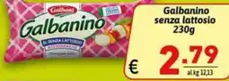 Ipercarni Galbanino senza lattosio offerta
