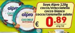 Ipercarni Soya Alpro cocco/stracciatella offerta
