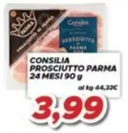 MA Supermercati Consilia Prosciutto Parma offerta