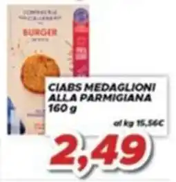 MA Supermercati Ciabs medaglioni alla parmigiana offerta