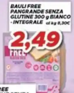 MA Supermercati Pangrande senza glutine bianco integrale offerta