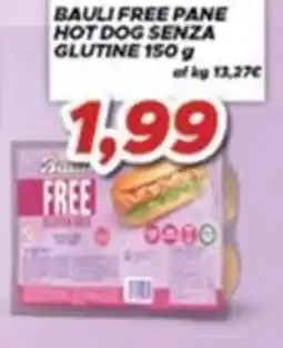 MA Supermercati Bauli free pane hot dog senza glutine offerta