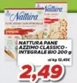 MA Supermercati Nattura pane azzimo classico integrale bio offerta