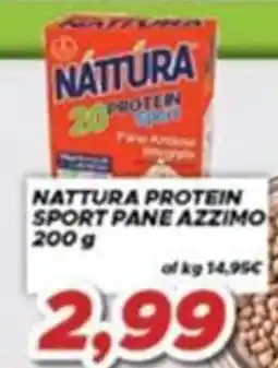 MA Supermercati Nattura protein sport pane azzimo offerta