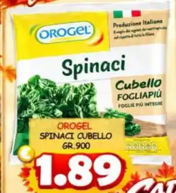 MercADone Orogel spinaci cubello offerta