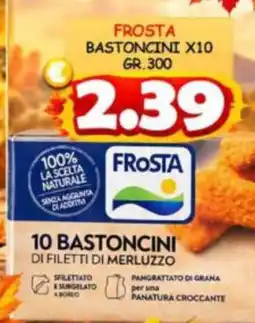 MercADone Frosta bastoncini di filetti di merluzzo offerta