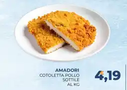 Moderna Amadori cotoletta pollo sottile offerta