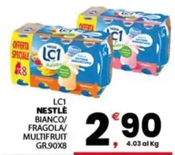 Despar Sicilia LC1 Nestlé Bianco/Fragola/Multifruit offerta