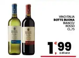 Despar Sicilia Vino Italia Botte Buona offerta