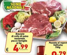Ipercarni Braciole di collo di suino nazionale offerta
