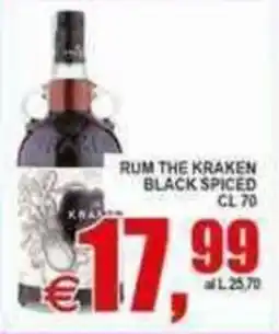 Pewex Rum the Kraken black spiced offerta