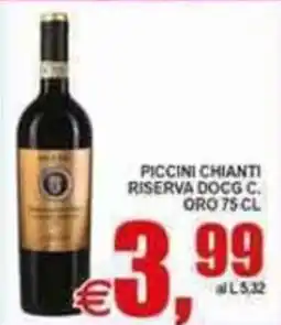 Pewex Piccini Chianti Riserva DOCG C. ORO offerta