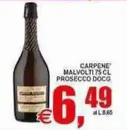 Pewex Carpene Malvolti Prosecco DOCG offerta
