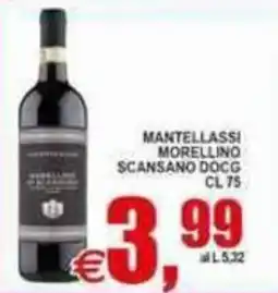 Pewex Mantellassi Morellino Scansano DOCG offerta