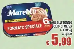 Top Supermercati Tonno Mareblu offerta