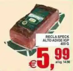 Pewex Recla Speck Alto Adige IGP offerta