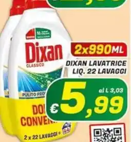 Idromarket Dixan lavatrice liquido offerta