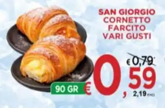 San Giorgio cornetto farcito vari gusti