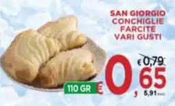 Jero Market San Giorgio conchiglie farcite vari gusti offerta