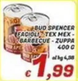 Idromarket Bud Spencer facioli tex mex barbecue zuppa offerta