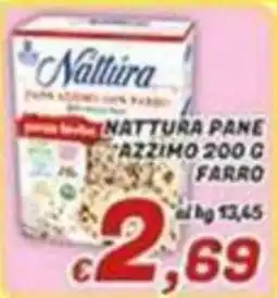 Idromarket Nattura pane azzimo farro offerta
