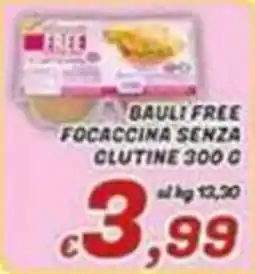 Idromarket Gauli Free Focaccina Senza Glutine offerta