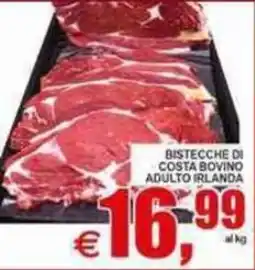 Pewex Bistecche di costa bovino adulto irlanda offerta