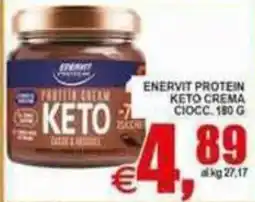 Pewex Enervit Protein Keto Crema Cioccolato offerta