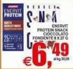 Pewex Enervit protein snack cioccolato fondente offerta
