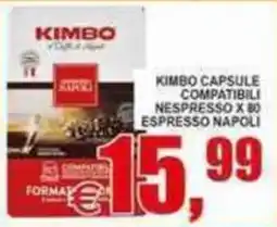 Pewex Kimbo capsule compatibili Nespresso offerta
