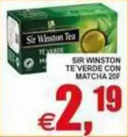 Pewex Sir Winston Tea Te Verde Con Matcha offerta