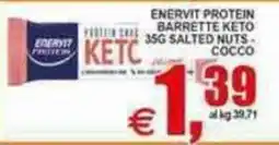 Pewex Enervit Protein Barrette Keto offerta