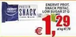 Pewex Enervit protein snack pistacchio offerta