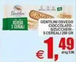 Pewex Gentilini osvego cioccolato 5 cereali offerta