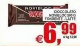 Pewex Cioccolato fondente latte Novibloc offerta